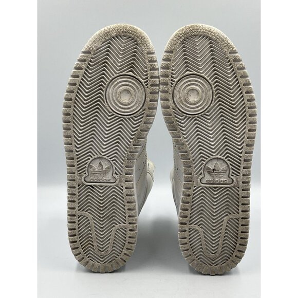 Adidas Top Ten Lace Up High Hi Top Shoes Old School White  Size 5 - Picture 9 of 16